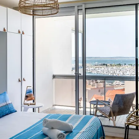 Vue Panoramique Sur Bassin,piscine Et Terrasse Arcachon