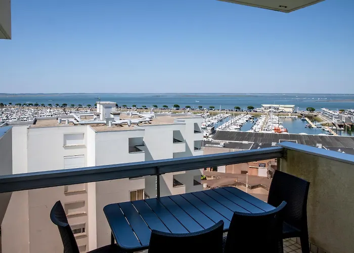 Vue Panoramique Sur Bassin,piscine Et Terrasse Lägenhet Arcachon